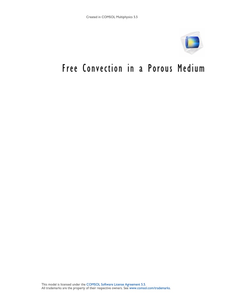 Free Convection in Porous Media Model | PDF | Heat Transfer | Fluid ...