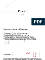 Física 1: Momento Lineal y Colisiones