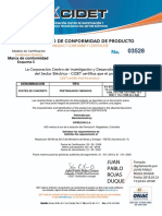 Ciprecon Certificado Cidet 03528f