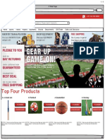 Mock Ups For A Sports Website