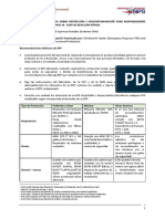 Guía Mínima Recomendada Sobre Protección y Descontaminación para Respondedores Involucrados en Casos Covid