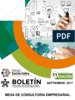 Boletin11 Mesa Sectorial Consultoria Empresarial Septiembre 2017