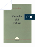 4. Derecho Del Trabajo - Benito Perez