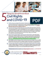 Civil Rights and COVID-9: Things You Should Know About