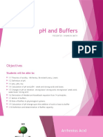 PH and Buffers