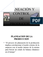 Esquema General de Planeacion de La Produccion