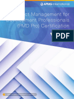 Project Management For Development Professionals (PMD Pro) Certification