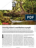 Science - Assessing Nature's Contribution To People - DIAZ