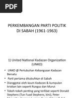 PERKEMBANGAN PARTI POLITIK DI SABAH (1961-1963) - Copy