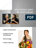 WHy People Must Be Vegetarian