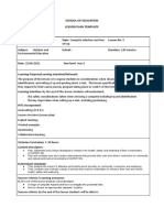 School of Education Lesson Plan Template