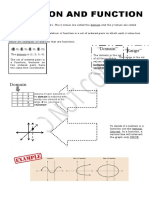 Relation and Function: "Range" "Domain"