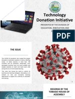 Technology Donation Initiative: Presented by The Division of Education, Innovation and Energy
