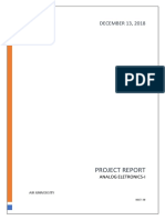 project report analog