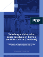 Todo Lo Que Debe Saber Sobre Residuos Tiempo SARS COV-2 COVID-19