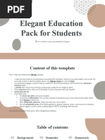 Elegant Education Pack For Students by Slidesgo