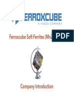 Ferroxcube Soft Ferrites (MNZN - Nizn)