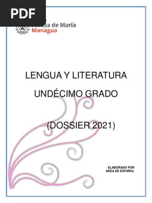 Dossier De 11mo 2021 Pdf Narrativa Novelas