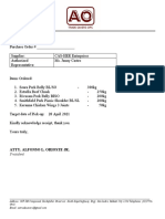 Purchase Order AOTS