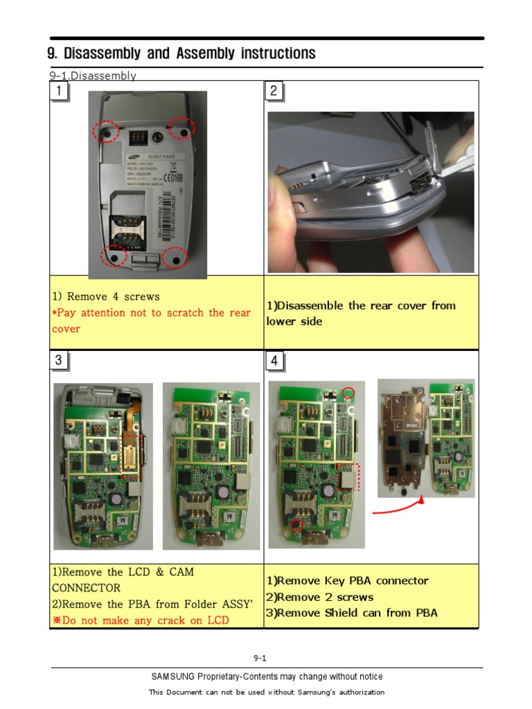 Disassembly and Assembly Instructions 1 2 PDF Electrical Connector
