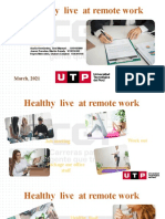 Healthy Live at Remote Work: March, 2021