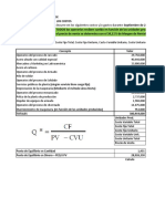 Taller 3 Escenarios Variabilidad Del Costo y Puntos de Equilibrio Oct2020