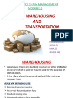 SCM Warehousing & Transportation