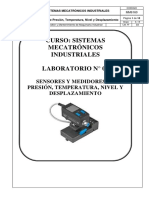 Lab 03 - Sensores de Presión, Temperatura, Nivel y Desplazamiento