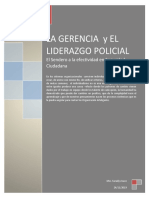 LA GERENCIA  LIDERAZGO POLICIAL articulo cientifico