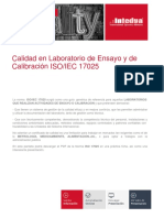 Fichasproducto - Presentacion - Calidad en Laboratorio de Ensayo y de Calibracion Isoiec 17025
