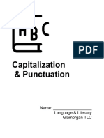 Capitalization Punctuation