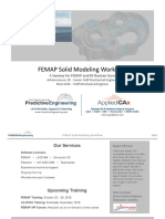FEMAP Solid Modeling Workflow: A Seminar For FEMAP and NX Nastran Users