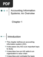 Accounting Information Systems: An Overview