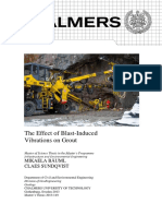 Effect of Blast Induced Vibrations On Grout