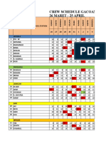 Jadwal 26 Mar - 25 April