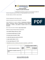 Formato Evaluación Proyectos Sociales