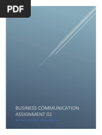 Business Communication Assignment 02