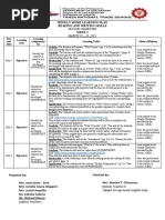 Weekly Home Learning Plan Reading and Writing Skills Week 1: Second Semester