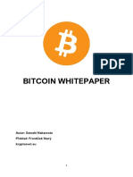 Bitcoin Whitepaper - První Český Překlad