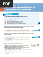 Rights And Responsibilities Of Employers And Employees | Pdf