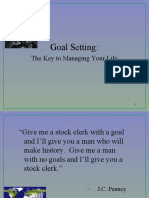 Goal Setting:: The Key To Managing Your Life