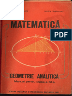 Cls 11 Manual Geometrie XI 1985 Anal(Cut)