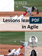 Lessons Learned in Agile
