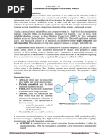 Transaction Processing and Concurrency Control