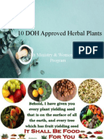 10 DOH Approved Herbal Plants