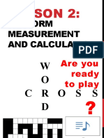 Perform Measurement and Calculation 2