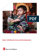 Early Childhood Care and Development