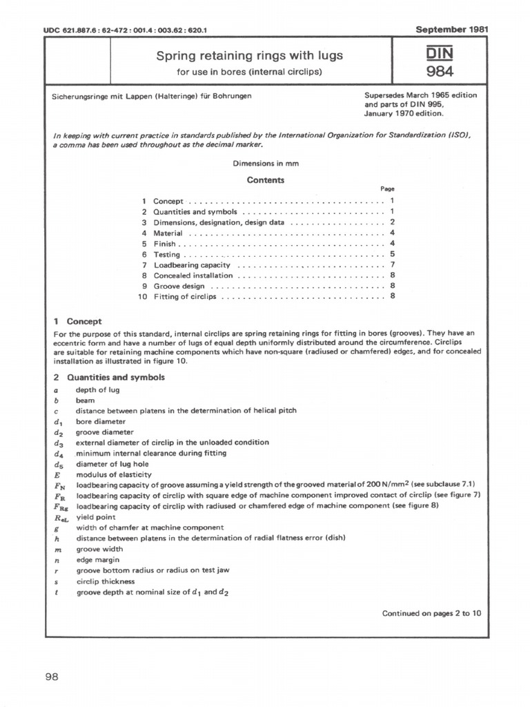 Din 984 | PDF