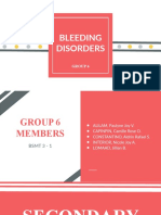 Bleeding Disorders: Group 6