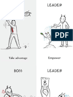 Different Between a Boss and a Leader.